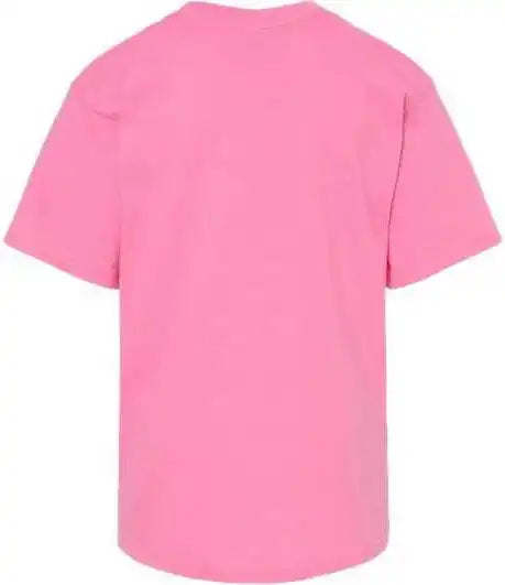 M&amp;o 4850 Youth Gold Soft Touch t Shirt Azalea