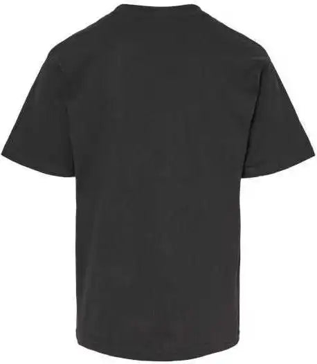 M&amp;o 4850 Youth Gold Soft Touch t Shirt Black