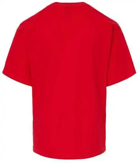 M&amp;o 4850 Youth Gold Soft Touch T-shirt - Deep Red