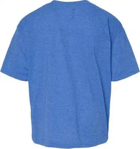 M&amp;o 4850 Youth Gold Soft Touch T-shirt - Heather Royal