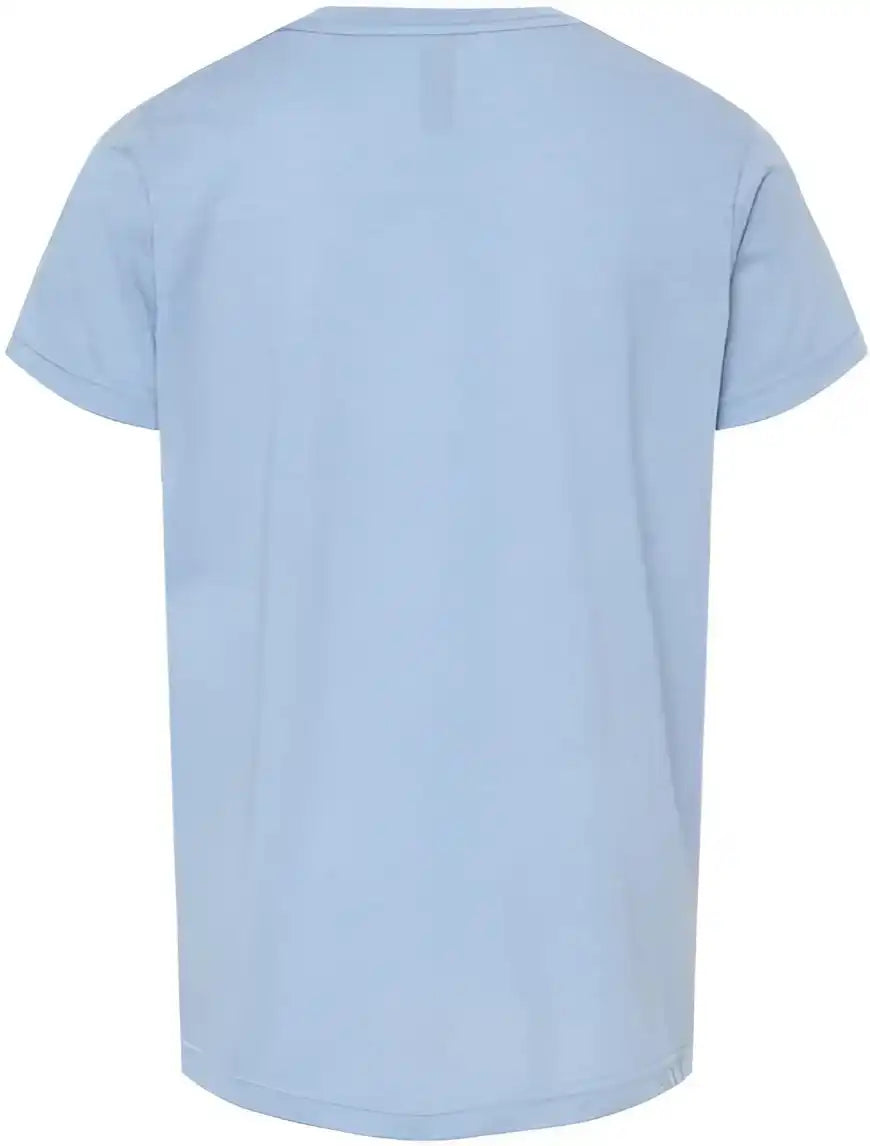 M&amp;o 4850 Youth Gold Soft Touch t Shirt Light Blue