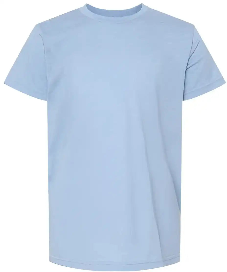M&amp;o 4850 Youth Gold Soft Touch t Shirt Light Blue