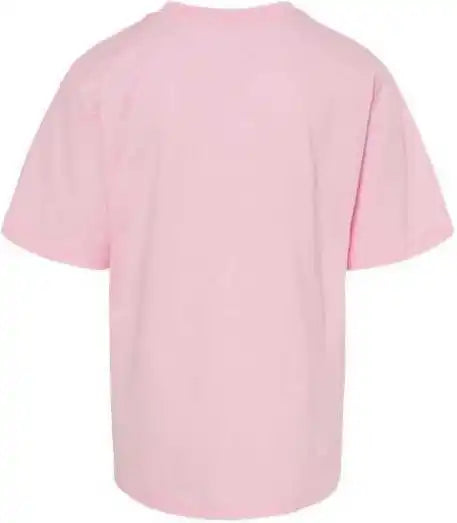 M&amp;o 4850 Youth Gold Soft Touch t Shirt Light Pink