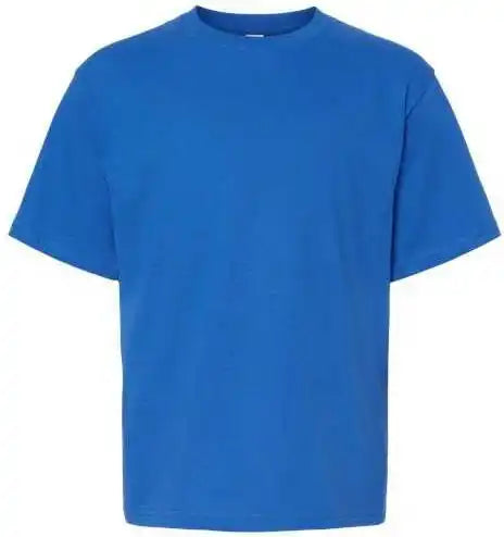 M&amp;o 4850 Youth Gold Soft Touch t Shirt Royal