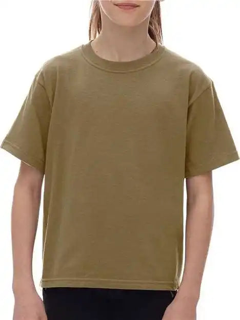 M&amp;o 4850 Youth Gold Soft Touch T-shirt - Sand