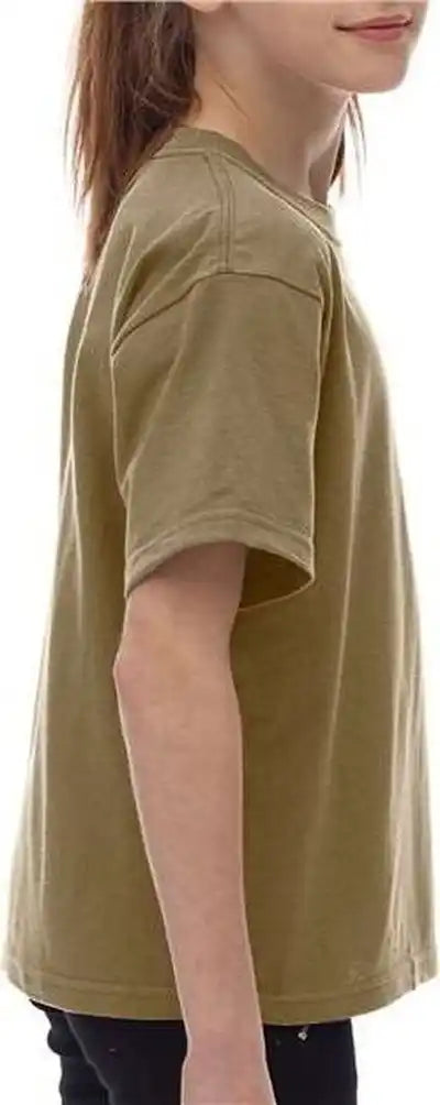 M&amp;o 4850 Youth Gold Soft Touch T-shirt - Sand