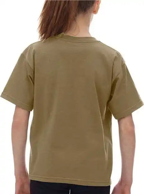 M&amp;o 4850 Youth Gold Soft Touch T-shirt - Sand