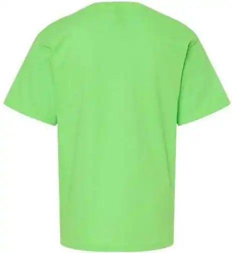 M&amp;o 4850 Youth Gold Soft Touch t Shirt Vivid Lime