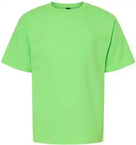 M&amp;o 4850 Youth Gold Soft Touch t Shirt Vivid Lime