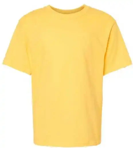 M&o 4850 Youth Gold Soft Touch T-shirt - Yellow