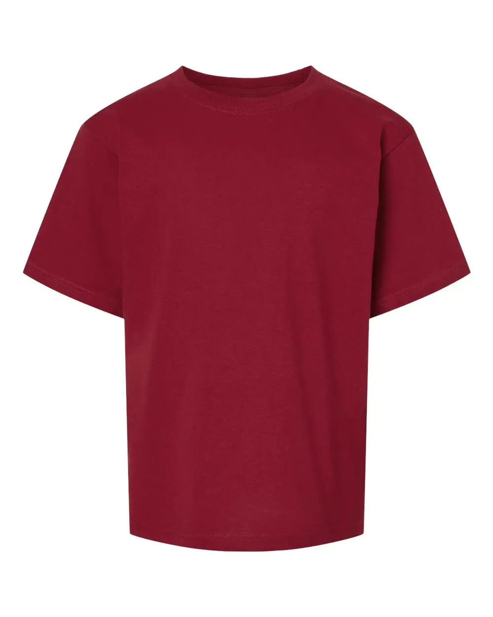 M&o 4850m Youth Gold Soft Touch T-shirt - 4850 - Cardinal Red - Xs