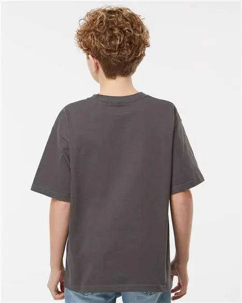 M&o 4850m Youth Gold Soft Touch T-shirt - 4850 - Charcoal