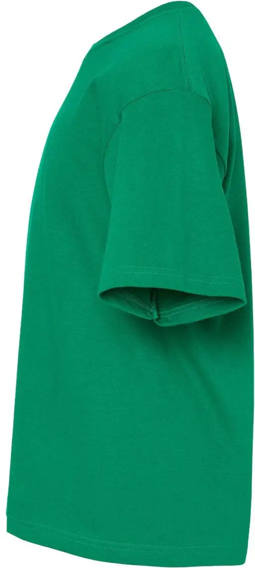 M&o 4850m Youth Gold Soft Touch T-shirt - 4850 - Fine Kelly Green