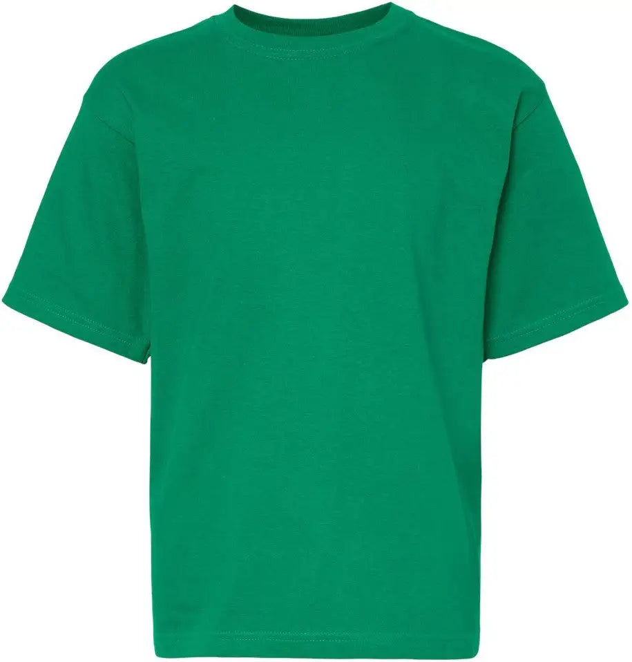 M&o 4850m Youth Gold Soft Touch T-shirt - 4850 - Fine Kelly Green - Xs