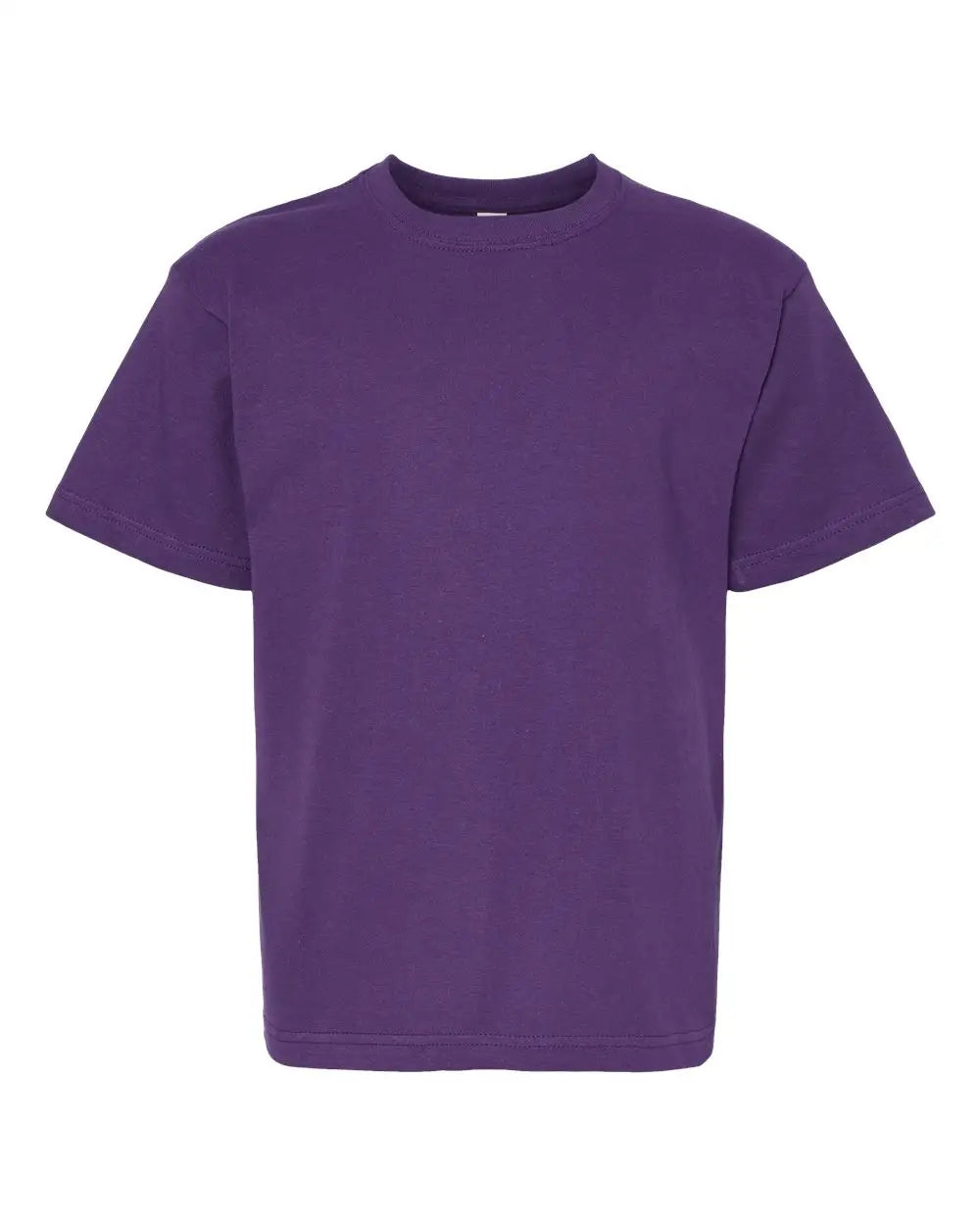 M&o 4850m Youth Gold Soft Touch T-shirt - 4850 - Heather Purple