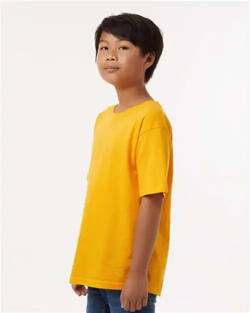 M&amp;o 4850m Youth Gold Soft Touch T-shirt - 4850