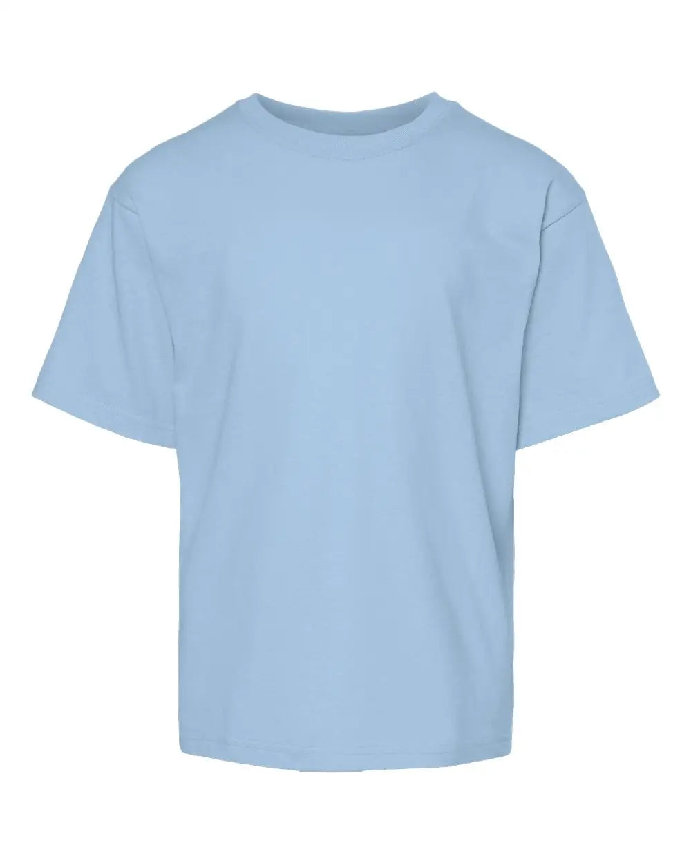 M&o 4850m Youth Gold Soft Touch T-shirt - 4850 - Light Blue - Xs
