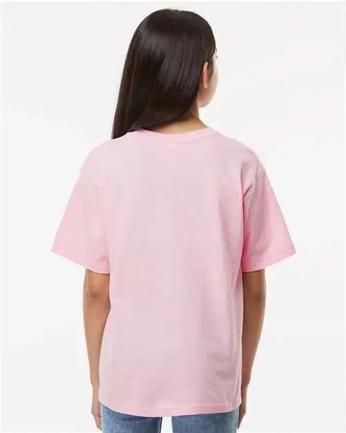 M&o 4850m Youth Gold Soft Touch T-shirt - 4850 - Light Pink