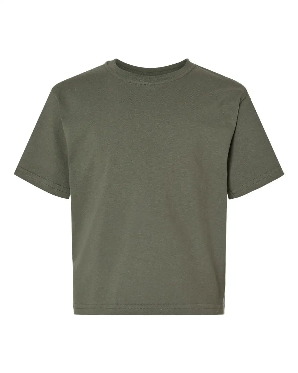M&o 4850m Youth Gold Soft Touch T-shirt - 4850 - Military Green