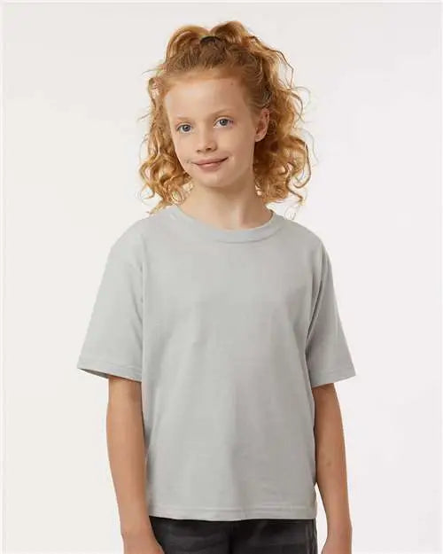 M&o 4850m Youth Gold Soft Touch T-shirt - 4850 - Platinum