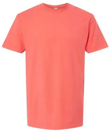 M&amp;o 6500m Unisex Vintage Garment-dyed T-shirt - Bright Salmon
