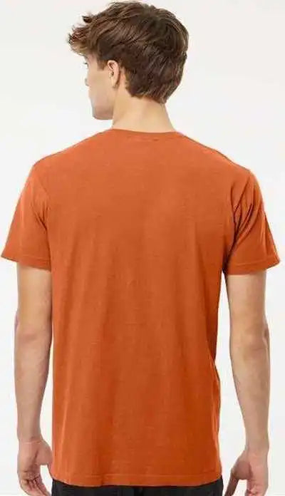 M&amp;o 6500m Unisex Vintage Garment-dyed T-shirt - Burnt Orange