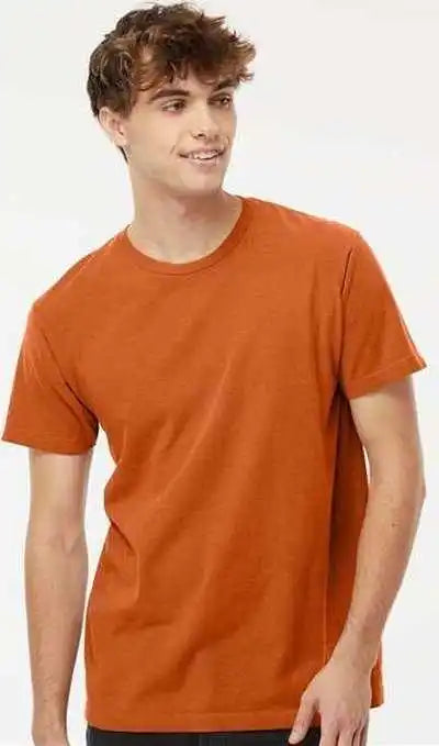 M&amp;o 6500m Unisex Vintage Garment-dyed T-shirt - Burnt Orange