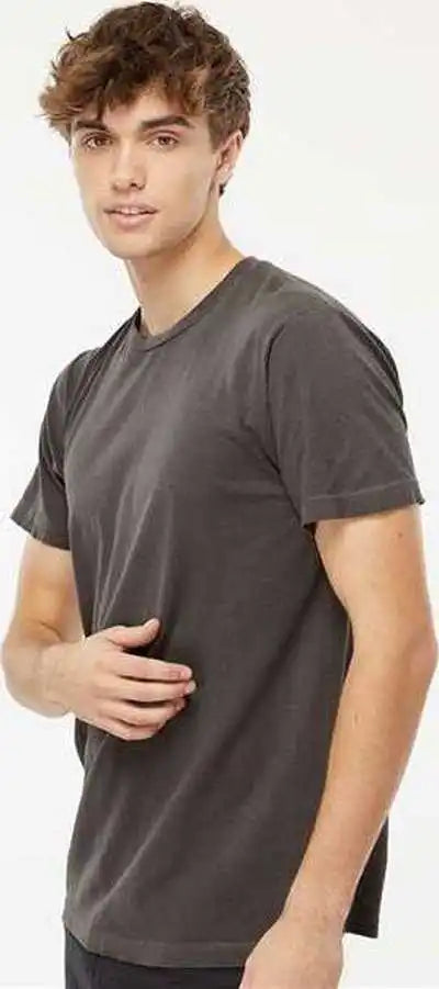 M&amp;o 6500m Unisex Vintage Garment-dyed T-shirt - Charcoal