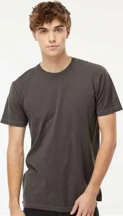 M&amp;o 6500m Unisex Vintage Garment-dyed T-shirt - Charcoal