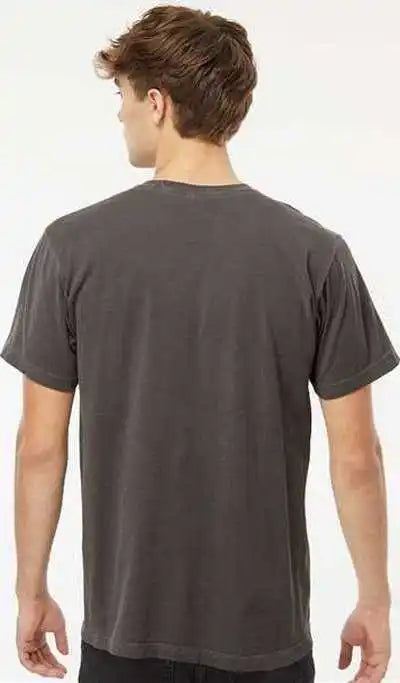M&amp;o 6500m Unisex Vintage Garment-dyed T-shirt - Charcoal