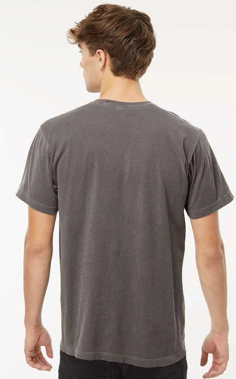 M&amp;o 6500m Unisex Vintage Garment Dyed t Shirt Pepper