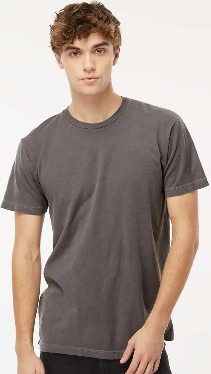 M&amp;o 6500m Unisex Vintage Garment Dyed t Shirt Pepper