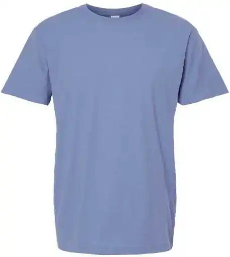 M&amp;o 6500m Unisex Vintage Garment-dyed T-shirt - Periwinkle
