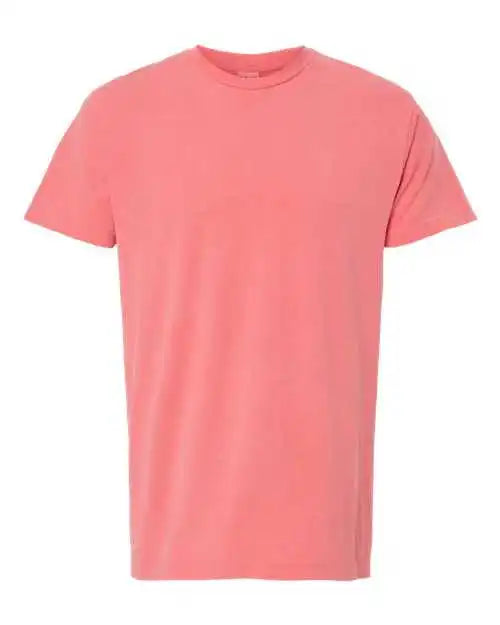 M&amp;o 6500m Unisex Vintage Garment Dyed t Shirt Watermelon