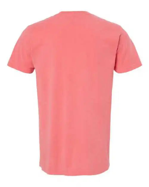 M&amp;o 6500m Unisex Vintage Garment Dyed t Shirt Watermelon