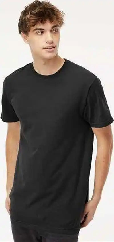 M&amp;o 6500m Vintage Garment-dyed T-shirt - Black