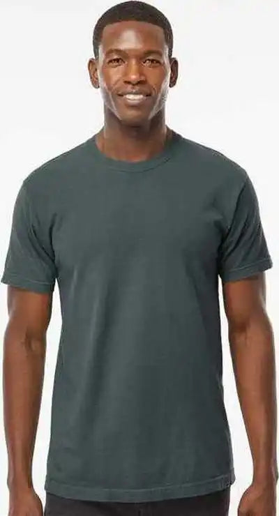 M&amp;o 6500m Vintage Garment-dyed T-shirt - Blue Spruce