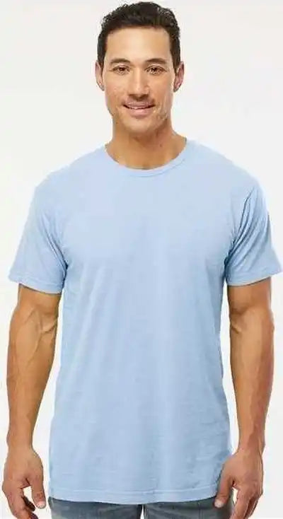 M&amp;o 6500m Vintage Garment-dyed T-shirt - Chambray