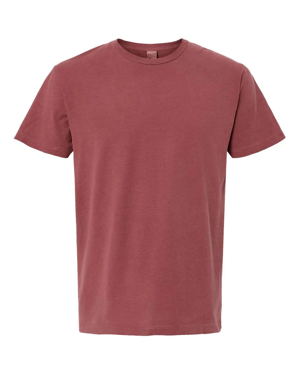M&o 6500mm Vintage Garment-dyed T-shirt - 6500m - Brick