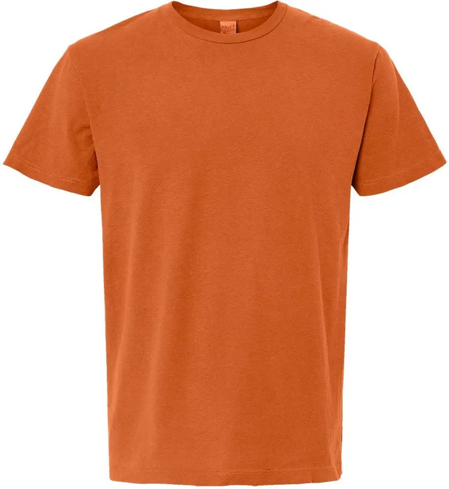 M&o 6500mm Vintage Garment-dyed T-shirt - 6500m - Burnt Orange - Adult s