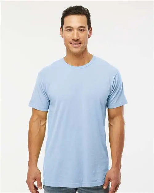 M&o 6500mm Vintage Garment-dyed T-shirt - 6500m - Chambray