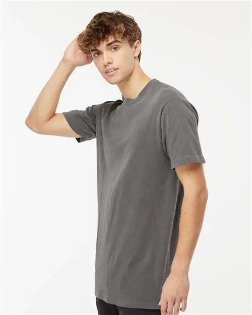 M&o 6500mm Vintage Garment-dyed T-shirt - 6500m - Gray