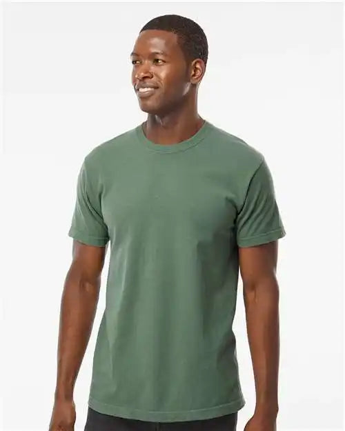 M&amp;o 6500mm Vintage Garment-dyed T-shirt - 6500m - Light Green