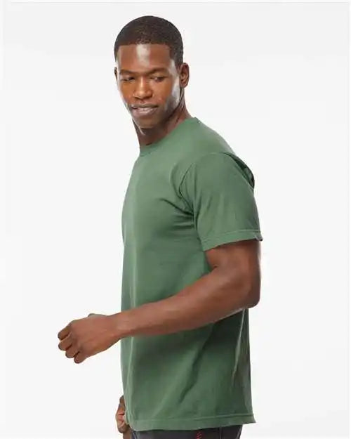 M&amp;o 6500mm Vintage Garment-dyed T-shirt - 6500m - Light Green