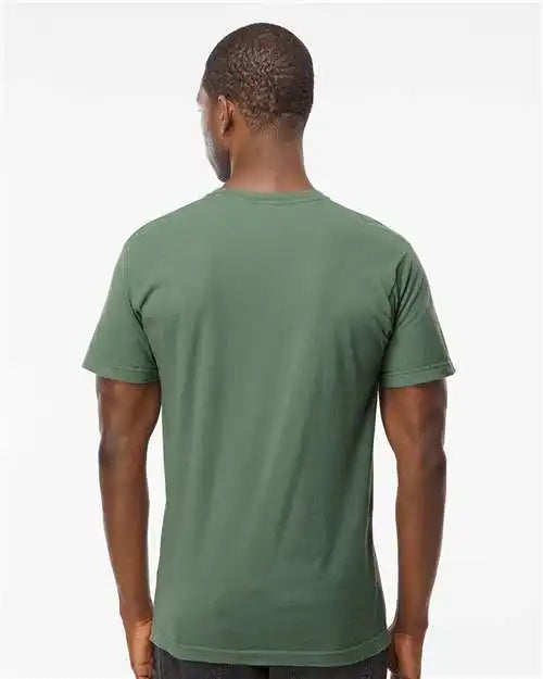 M&amp;o 6500mm Vintage Garment-dyed T-shirt - 6500m - Light Green