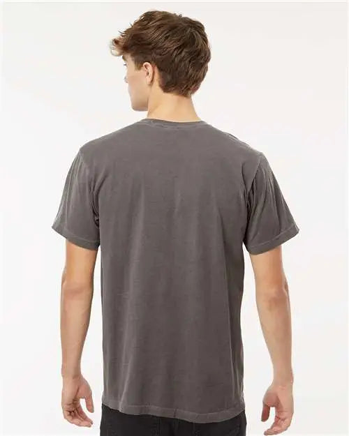 M&o 6500mm Vintage Garment-dyed T-shirt - 6500m - Pepper
