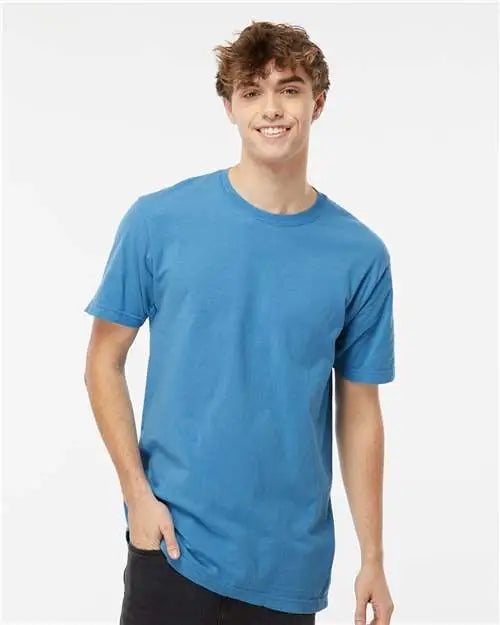 M&o 6500mm Vintage Garment-dyed T-shirt - 6500m - Royal Caribe