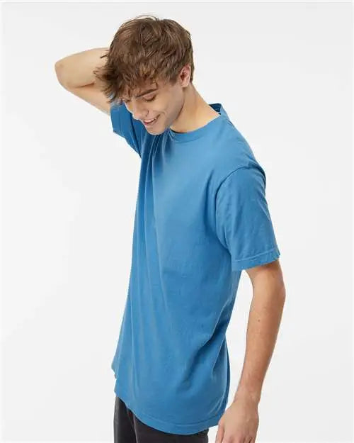 M&o 6500mm Vintage Garment-dyed T-shirt - 6500m - Royal Caribe
