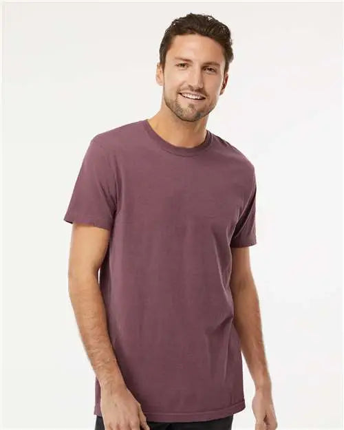 M&o 6500mm Vintage Garment-dyed T-shirt - 6500m - Vineyard