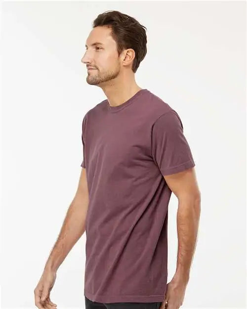 M&o 6500mm Vintage Garment-dyed T-shirt - 6500m - Vineyard